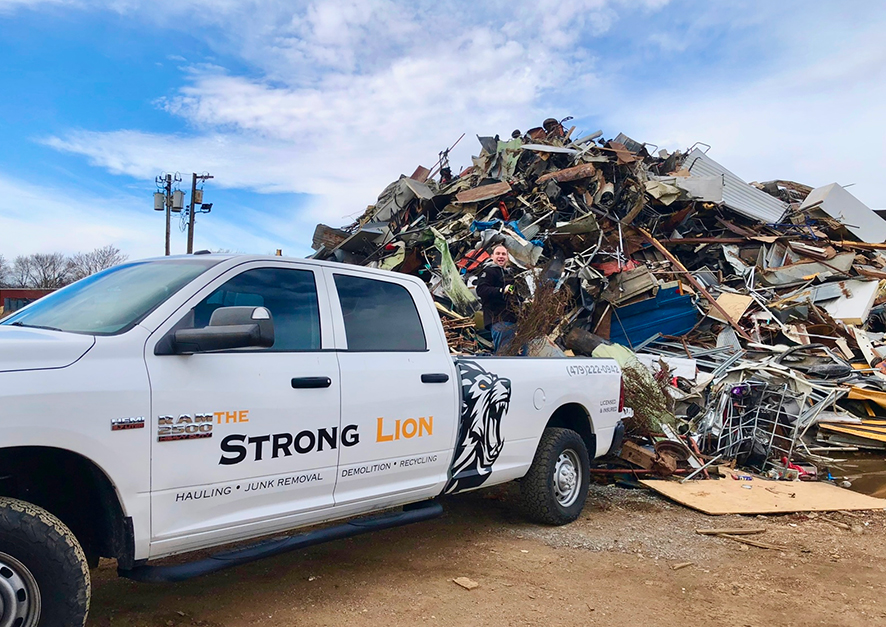 Junk removal with Car - The Strong Lion Junk Removal